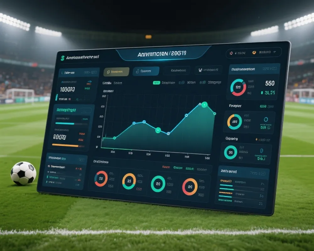 实时比分数据看板示意图