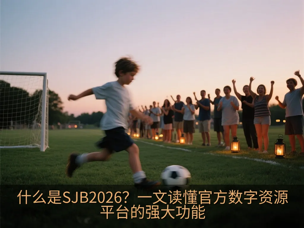 球迷使用平板电脑浏览SJB2026平台的数据仪表盘,背景为模糊的现代化体育场